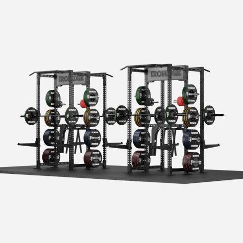 2 x Iron Cage Compact Doubles with Platform