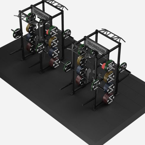2 x Iron Cage Compact Doubles with Platform