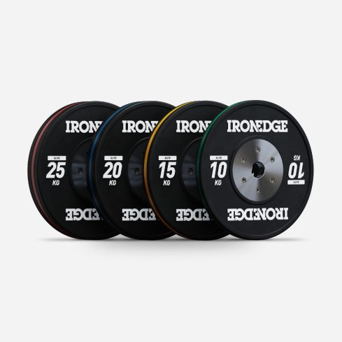 Iron Edge Elite Bumper Plate Set 140kg