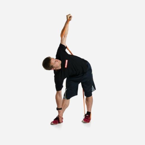 Heavy 41" Fabric Power Band - Orange