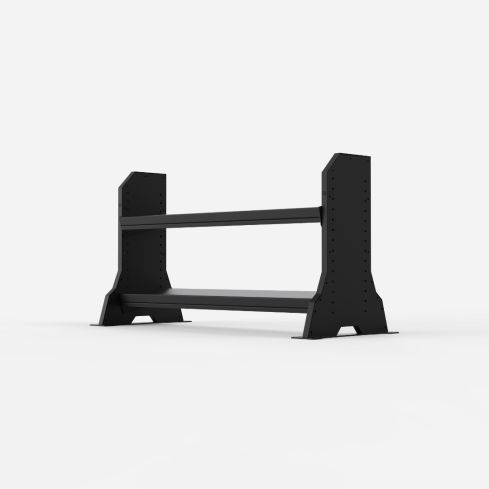 IE Hex Head Dumbbell Set 32.5-45kg (Pairs) with Rack