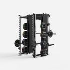 Iron Edge Armour Rack Combo Smith Machine with additional plate storage options
