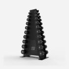 1kg-10kg Elite Dumbbell Set with Rack