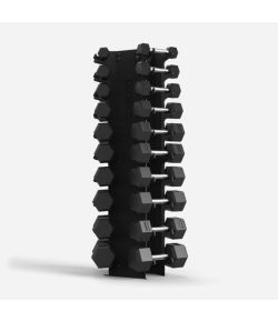 IronEdge 1kg-10kg IE Hex Head Dumbbell Set with Rack