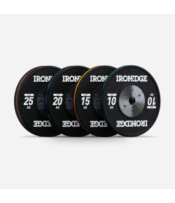 Iron Edge Elite Bumper Plate Set 140kg