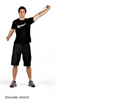 Power Band upper back activating exercises