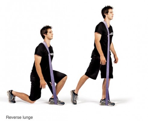 Power Band Lunge