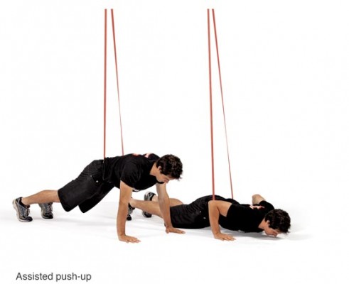 Power Band Assisted Push Up