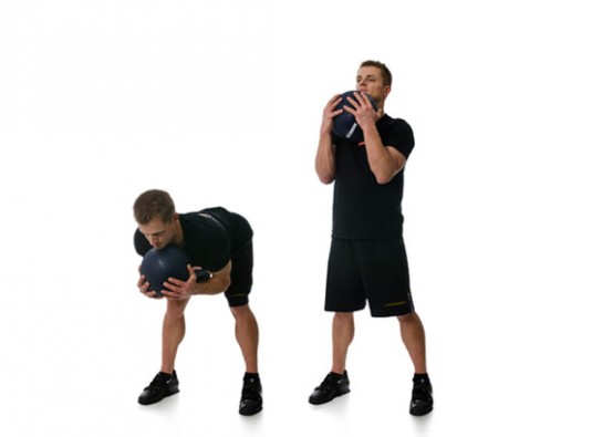 Medicine ball good morning